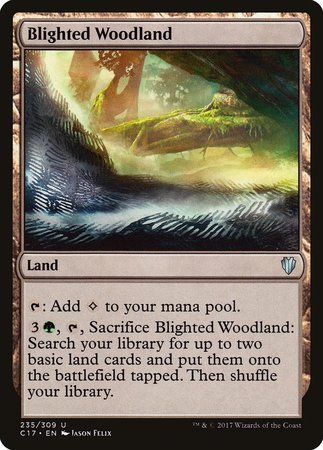 Blighted Woodland [Commander 2017] Online Hot Sale