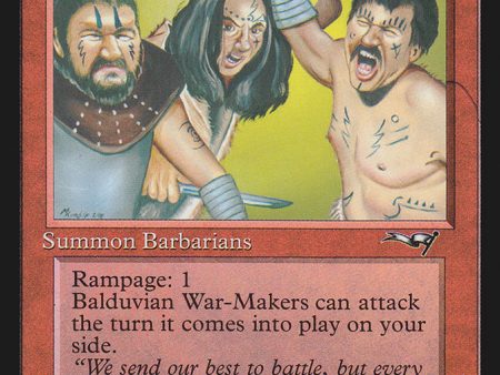 Balduvian War-Makers (Yellow Green Background) [Alliances] Cheap