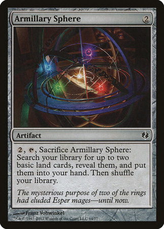 Armillary Sphere [Duel Decks: Venser vs. Koth] For Cheap