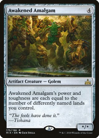 Awakened Amalgam [Rivals of Ixalan] Online