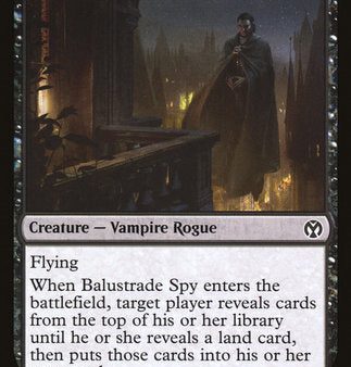 Balustrade Spy [Iconic Masters] Online now