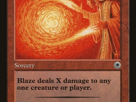 Blaze (With Flavor Text) [Portal] Supply